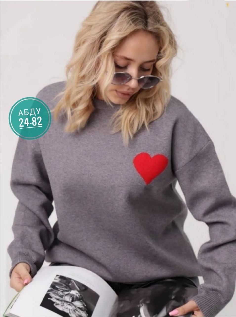 свитер женский,розовый свитер,кофта женская,свитер оверсайз вязаный с сердечками lionterr,розовый джемпер