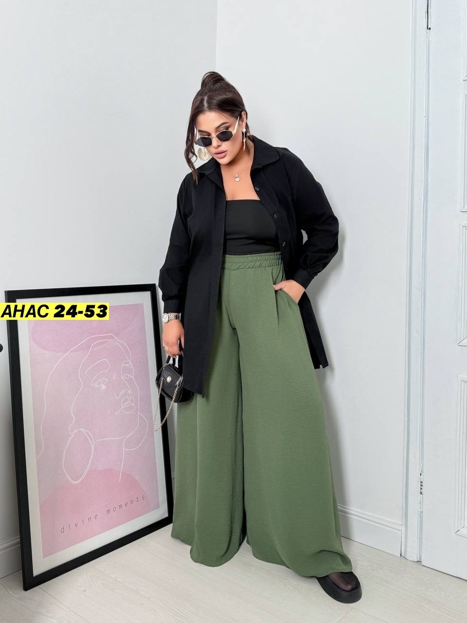 женские широкие брюки,брюки широкие,брюки широкие большие размеры,брюки женские палаццо,широкие брюки хаки