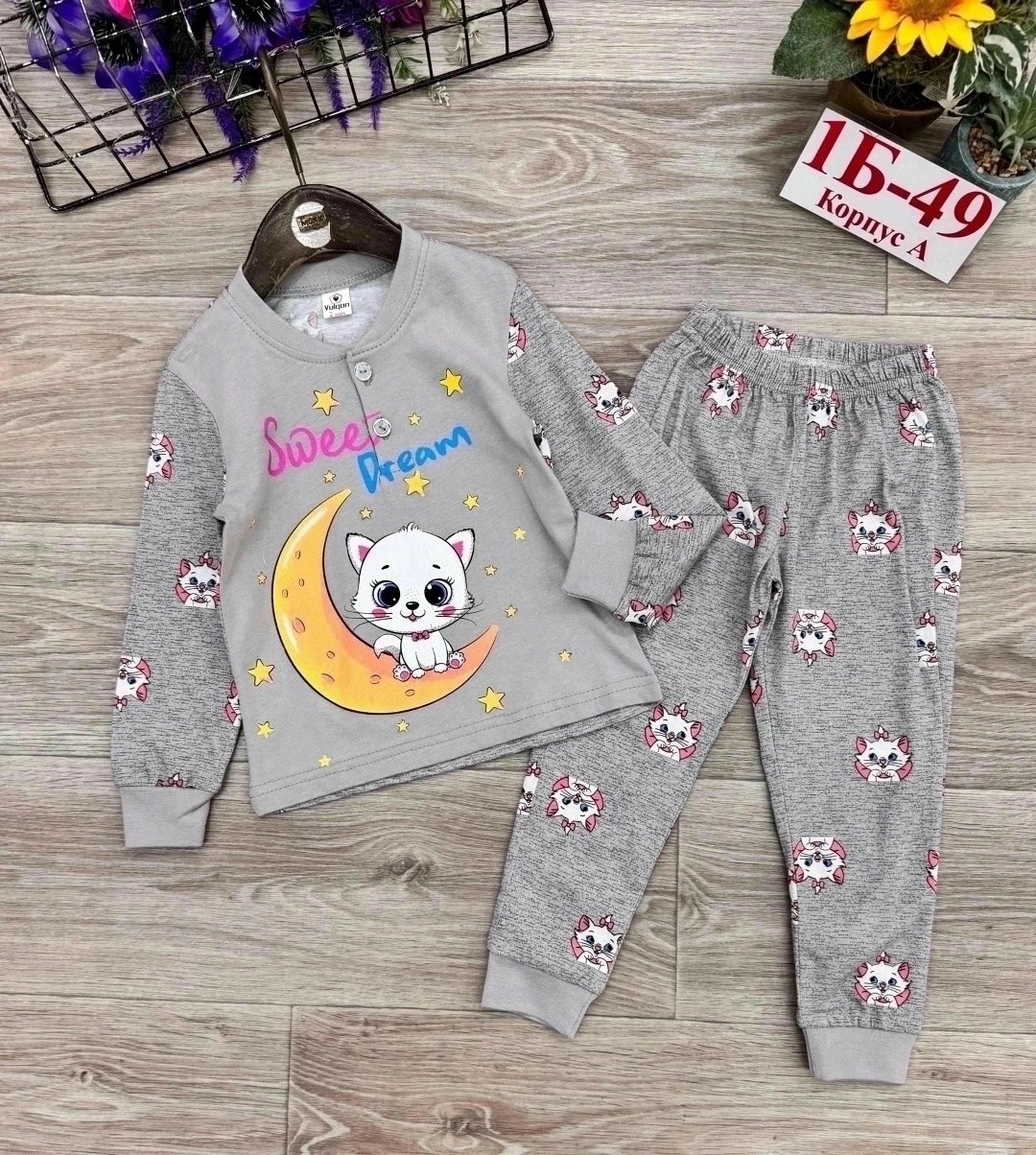 детская пижама,пижама для девочек,пижама детская со штанами футер averkova 258276223,детские пижамы,детская пижама для девочек