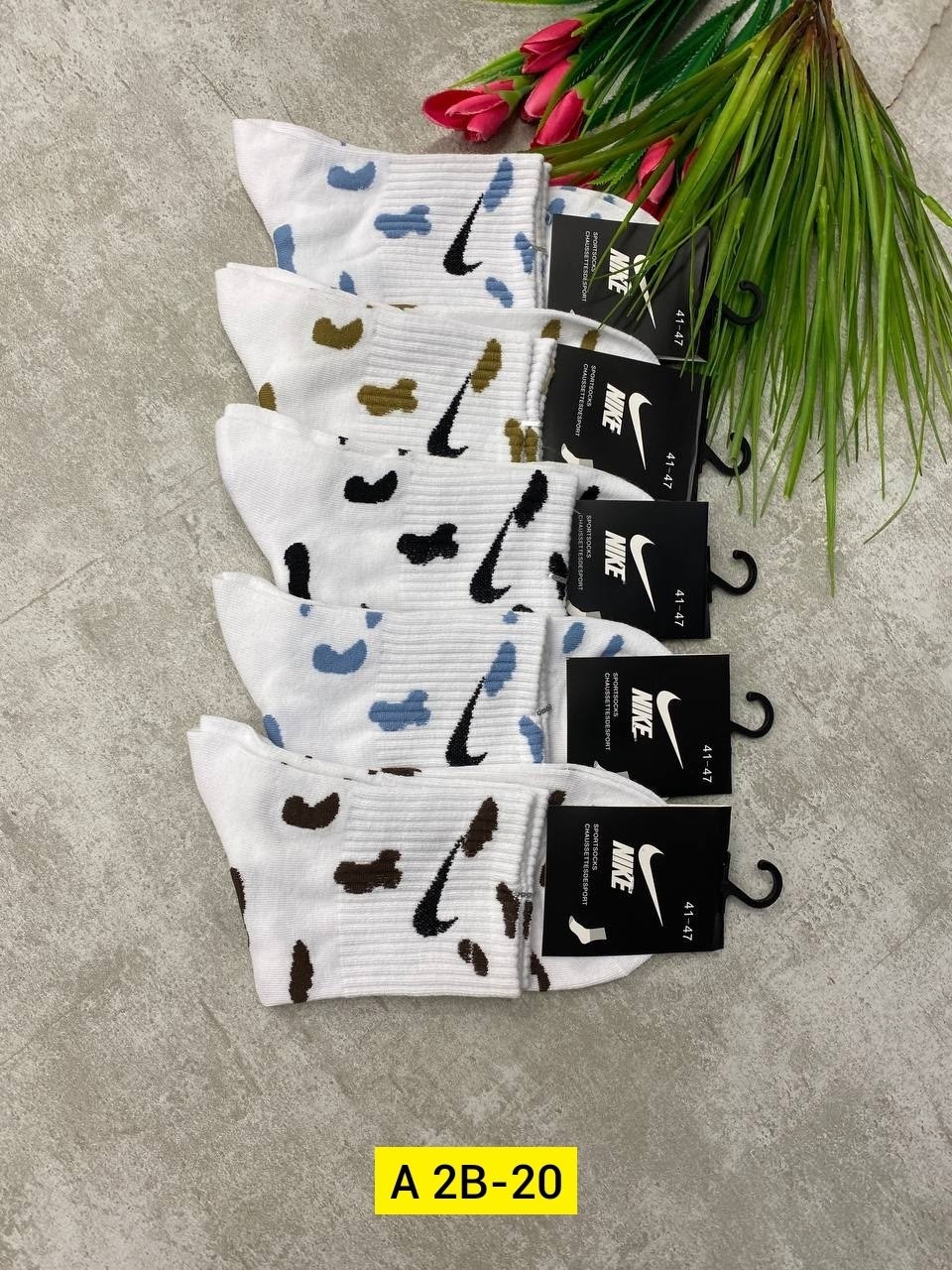 носки мужские 10 пар nike,носки мужские,носки мужские 10 пар,носки спортивные,носки комплект 5 пар размер 41-47 белый