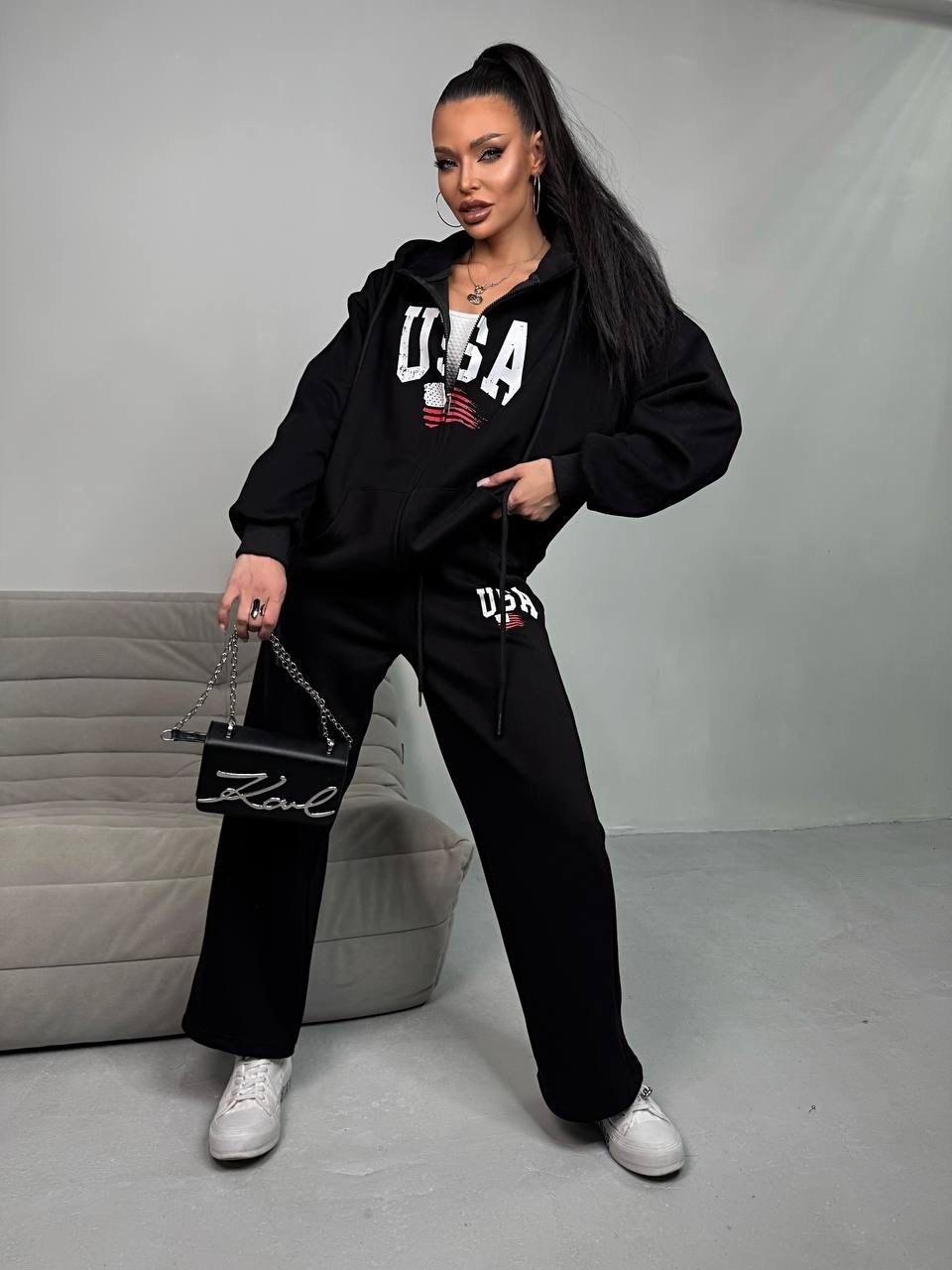 комплект спортивного костюма usa толстовка jogger,спортивные костюмы женские на флисе,спортивный костюм,костюм женский,спортивный костюм толстовка