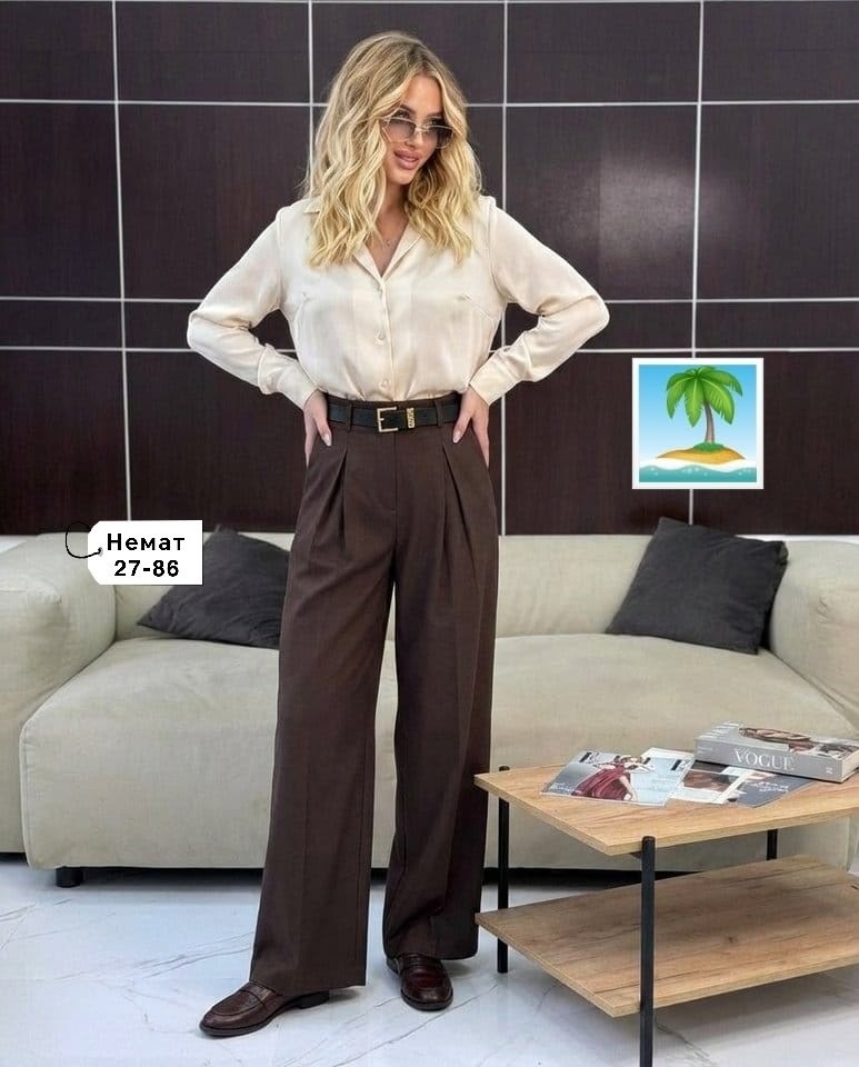 брюки палаццо серый,брюки классические широкие палаццо завышенная талия magic people,брюки палаццо женские,брюки палаццо,брюки женские с