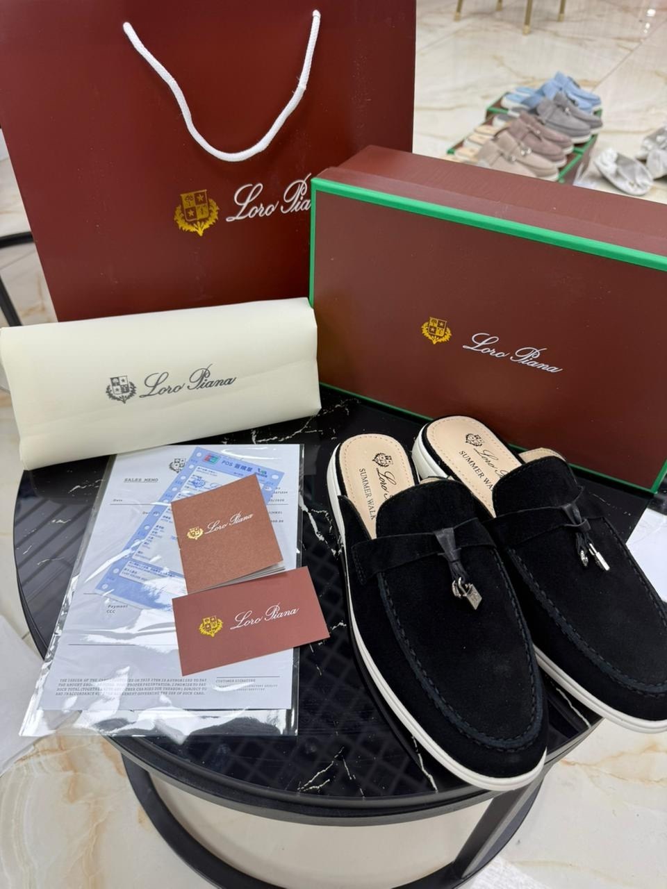 женские замшевые мюли loro piana бежевые,мюли loro piana,замшевые мюли,лоферы loro piana,