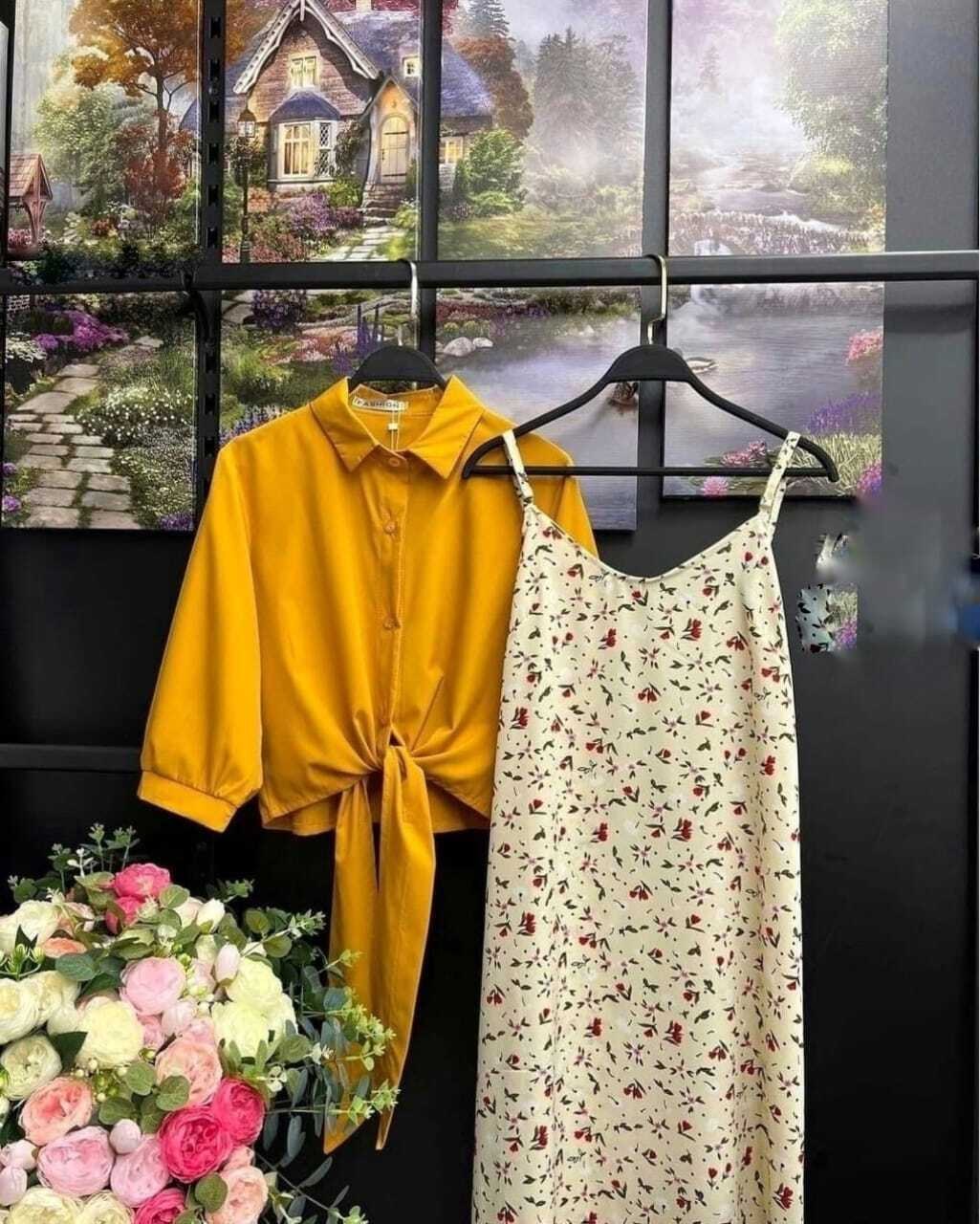 платье летнее женское,стильное платье,костюм с платьем,летнее платье