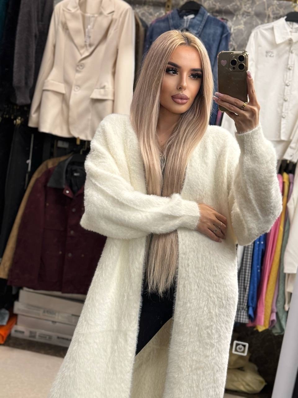 кардиган удлинение kenchin из нежной альпаки,кардиган,пушистый кардиган,кардиган удлинение,кардиган удлиненный