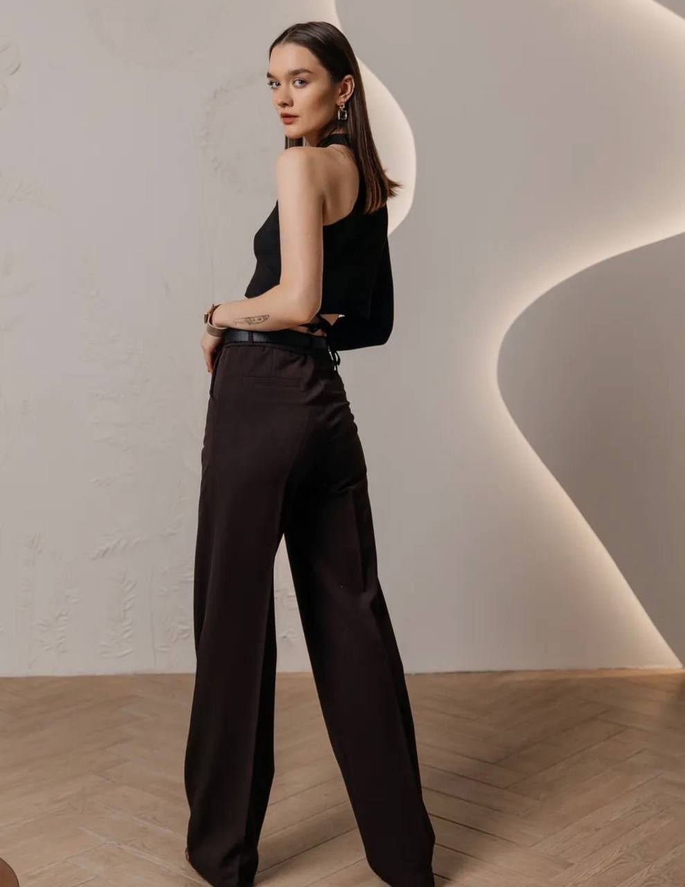 брюки палаццо,классические брюки,брюки женские,брюки широкие,брюки широкие черные