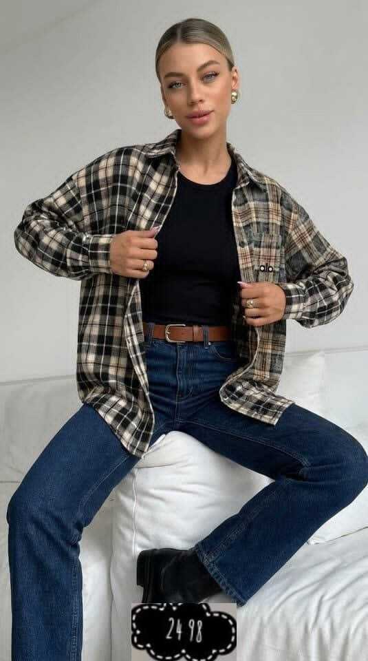 рубашка в клетку оверсайз варенка umalook,женская рубашка в клетку,рубашка женская в клетку оверсайз,рубашка оверсайз в клетку betrendy wear,рубашка в клетку женская теплая оверсайз без кармана