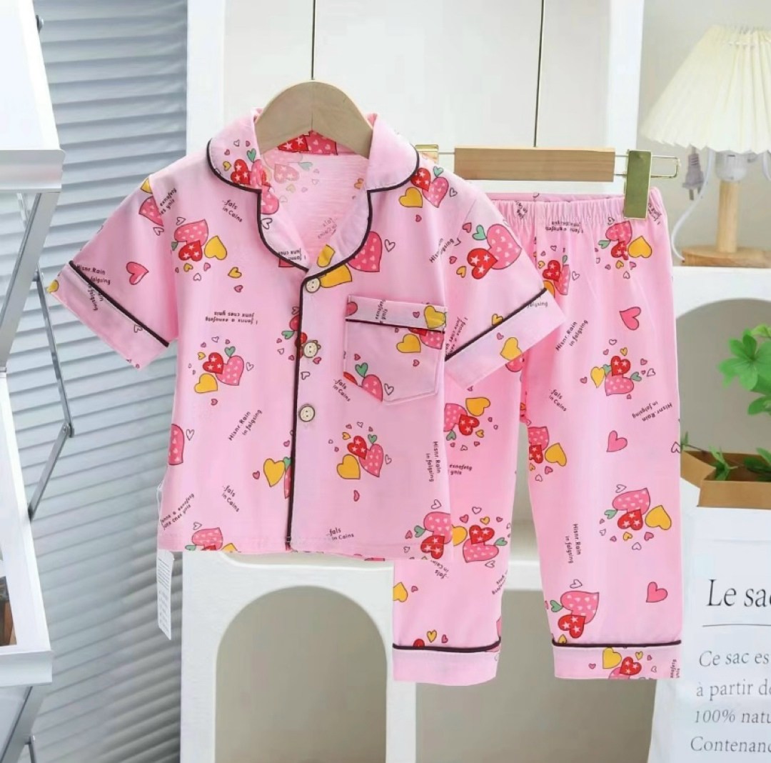 комплект пижама,детская летняя пижама,пижама для девочек,пижама для детей,короткая пижама