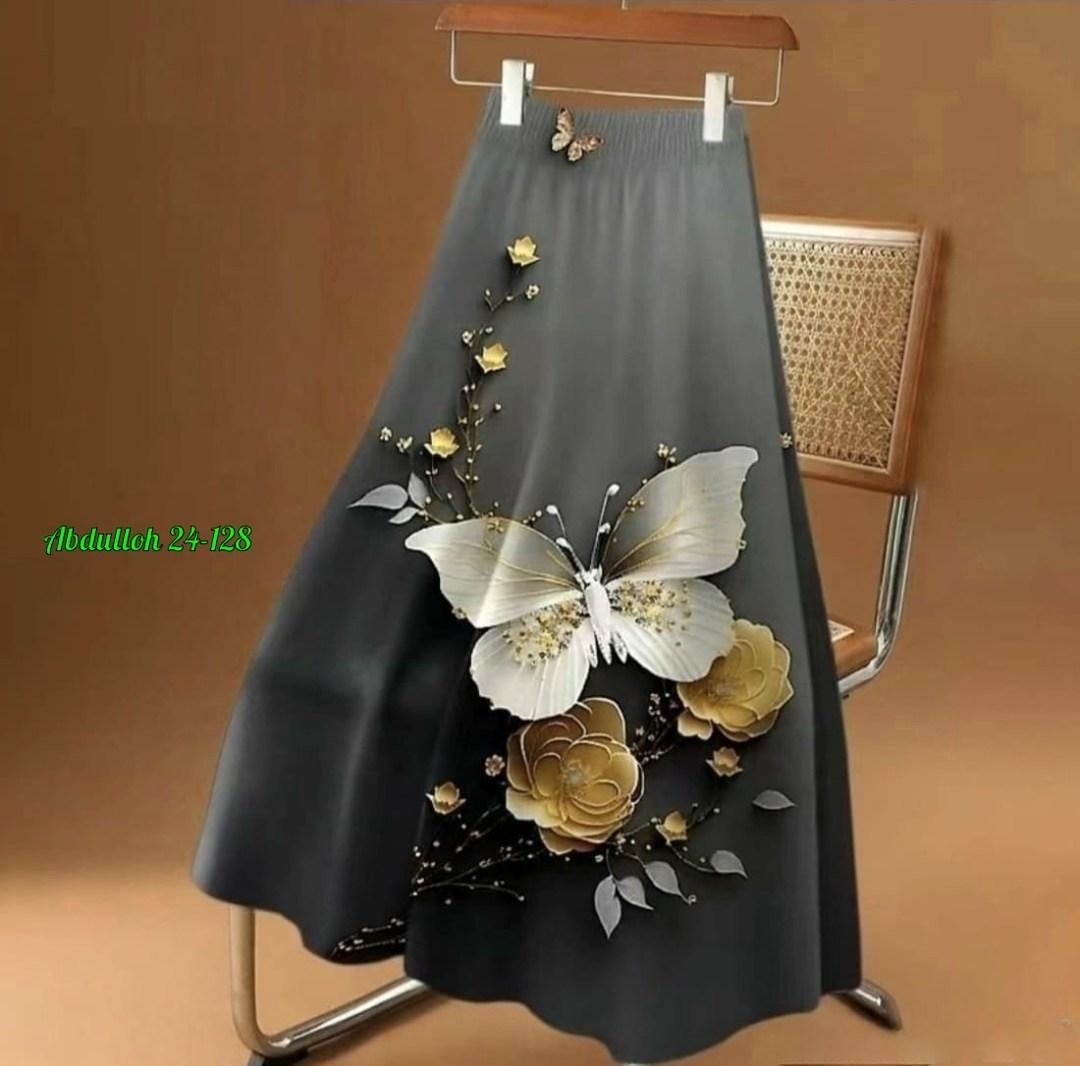 женская юбка с принтом,юбка женская средней длины,юбка женская средней длины с цветочным принтом,юбка женская,юбки для женщин