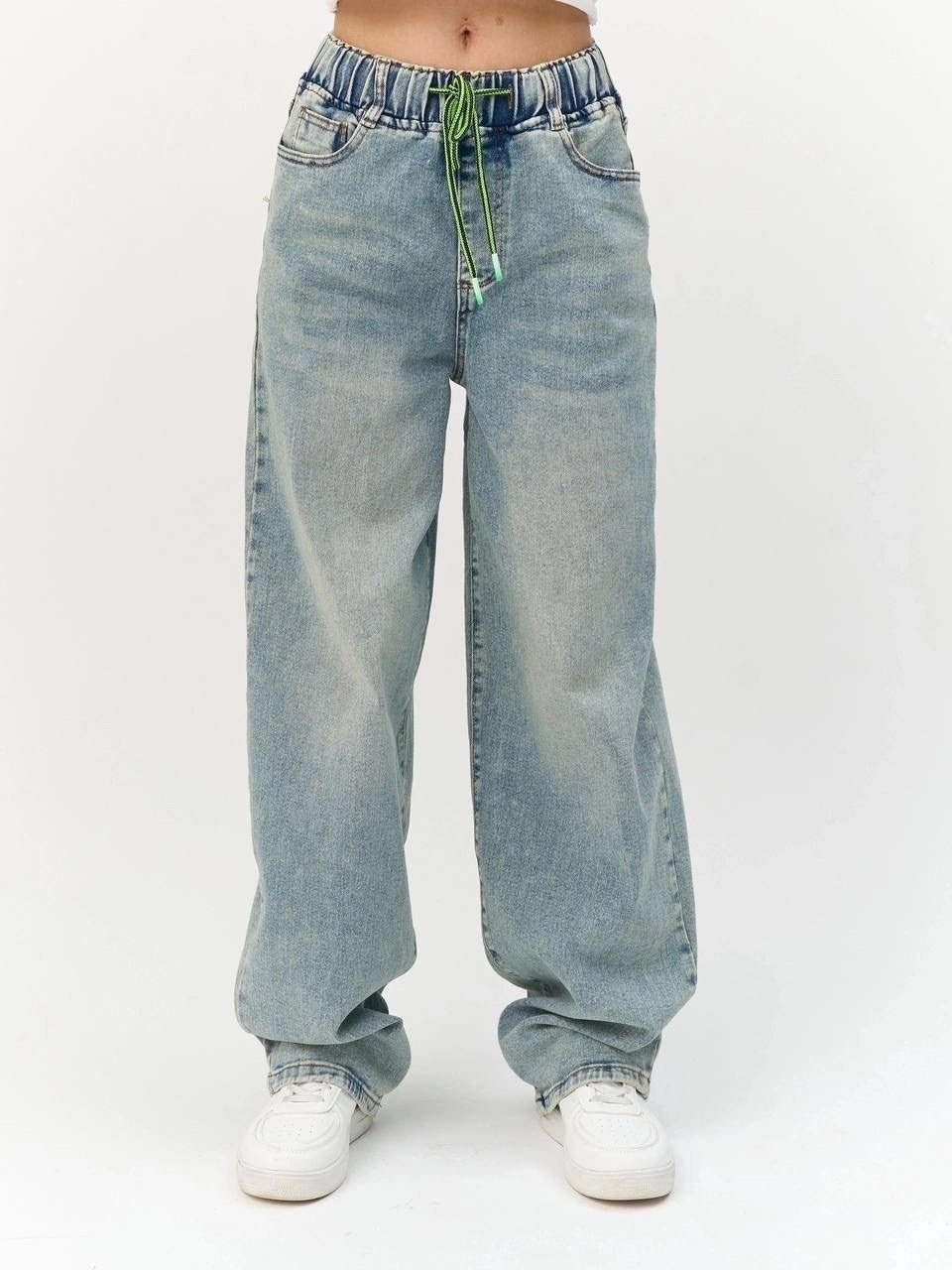 джинсы оверсайз,женские джинсы,летние широкие джинсы yartoch,голубые джинсы,джинсы