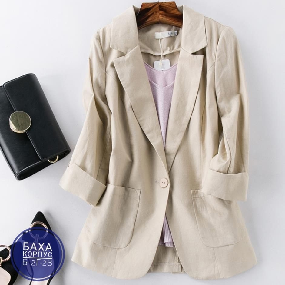 пиджак женский,женский пиджак из льна цвет бежевый,названия пиджаков женских,хлопковый льняной пиджак,жакет льняной женский