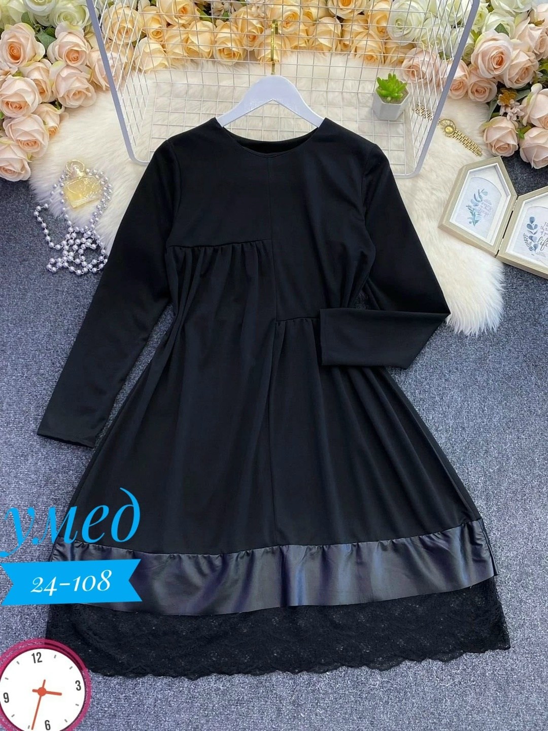 женское платье,свободное платье,платье черное,туника женская,платье