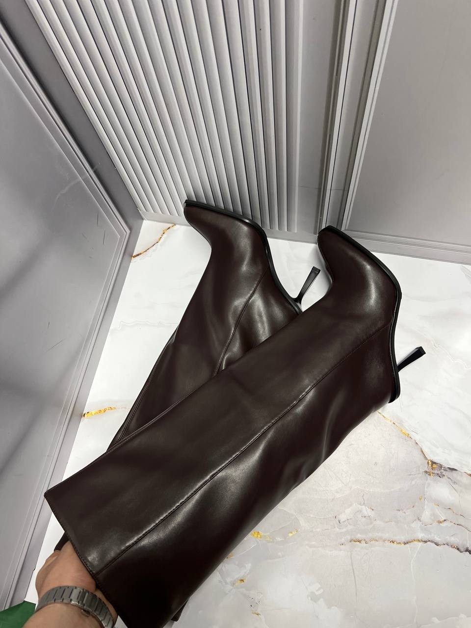 сапоги женские,сапоги до колена на высоком каблуке с острым носком,сапоги,высокие сапоги,