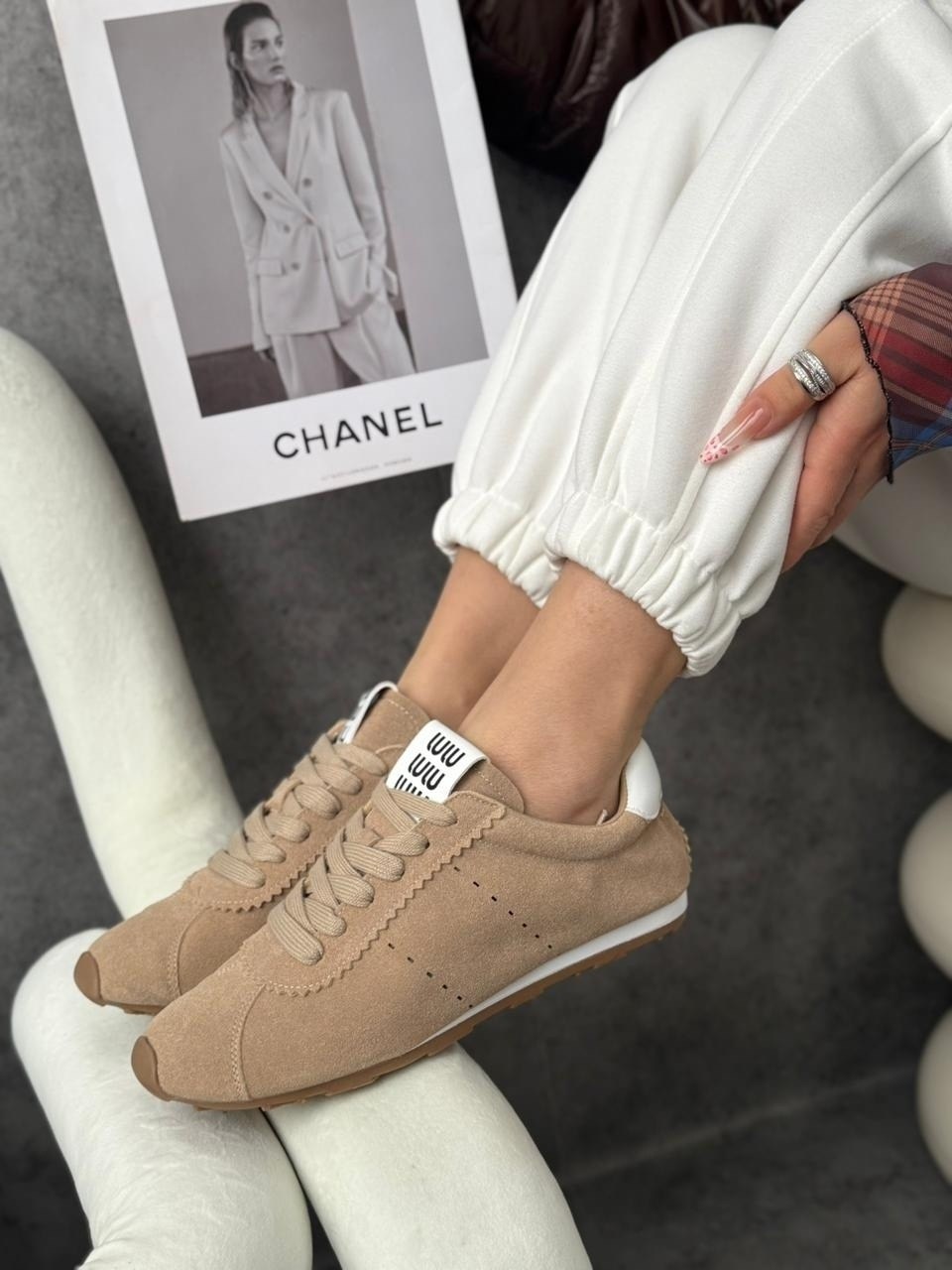 замшевые кроссовки,женские кроссовки,,кроссовки miu miu женские,кроссовки miu