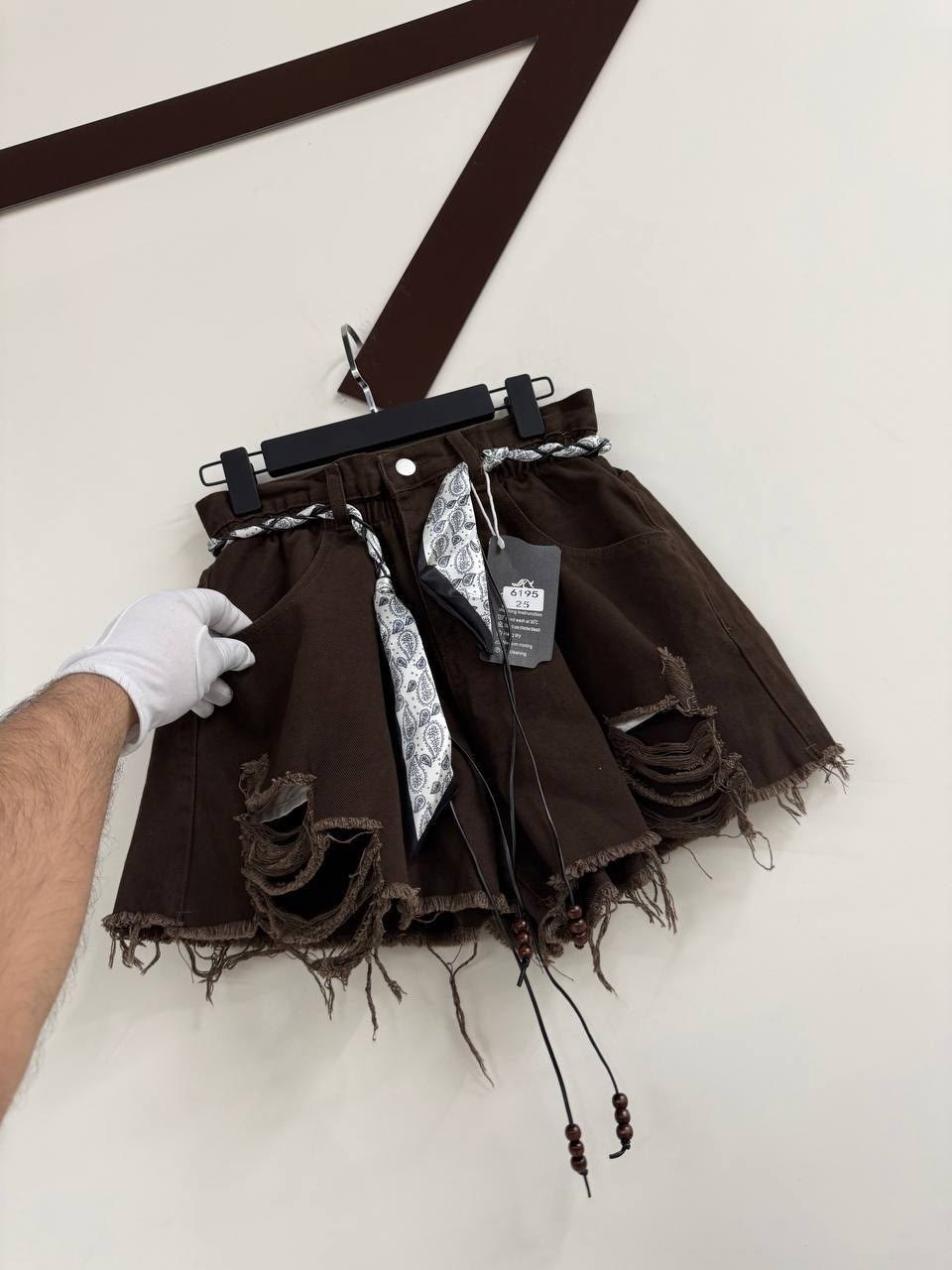 юбка с оборками,джинсовые шорты,юбка,юбка для девочек,юбка коричневая