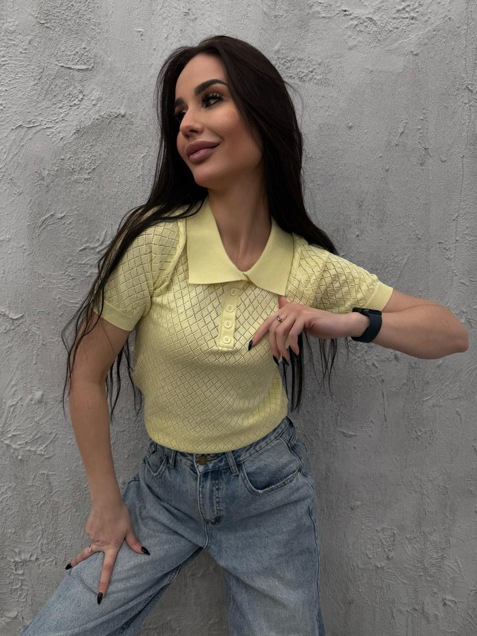 женская кофта,женский свитер,футболки женская,вязаное поло,футболка женская поло