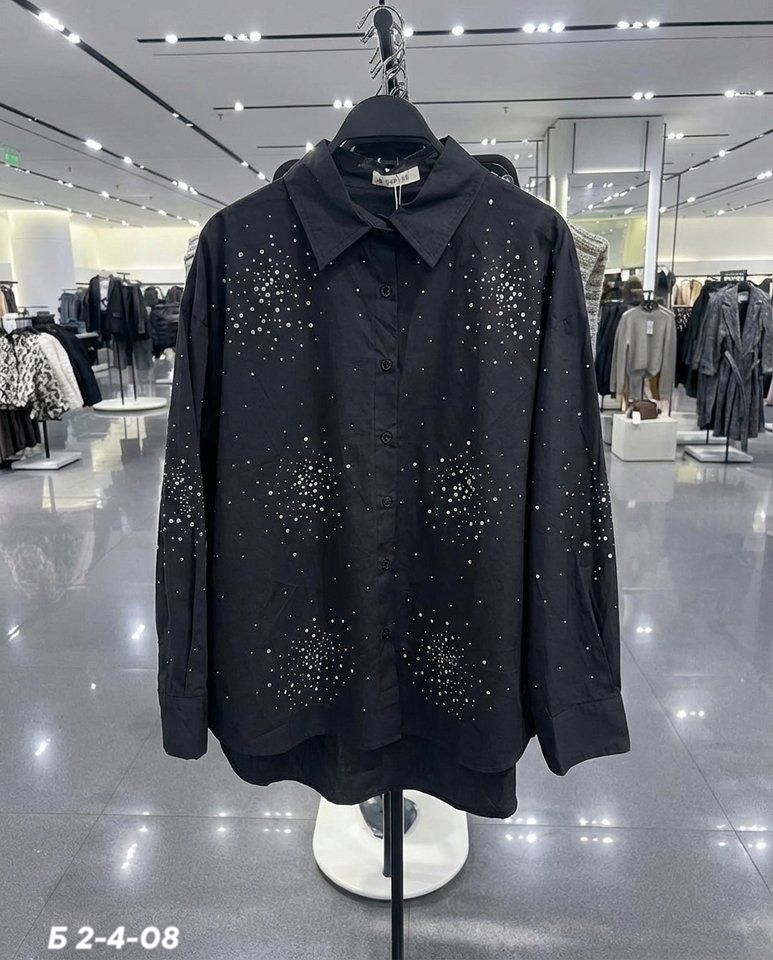 женская рубашка,рубашка со стразами,рубашка,белая рубашка женская,женская рубашка со стразами taifun