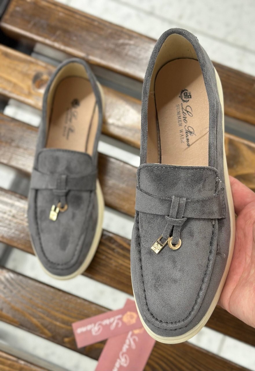 ,лоферы loro piana женские,бежевые лоферы,лоферы замшевые,лоферы loro piana