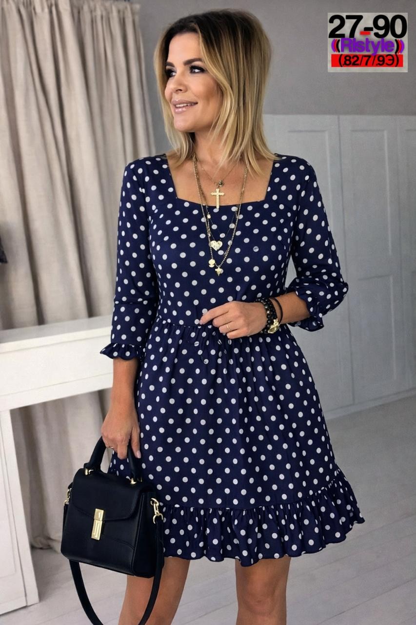 платье женское,платье,женское платье в горох,стильное платье,платье