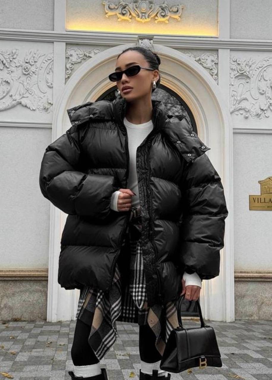 модные пуховики,черный пуховик,пуховик,зимняя куртка,куртка пуховик