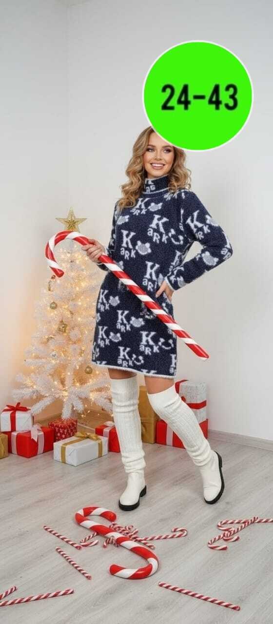 женское платье теплое,туника новогодняя вязаная aili shopp,туника новогодняя вязаная свитер удлиненный lusso donna,туника женская,новогодняя туника