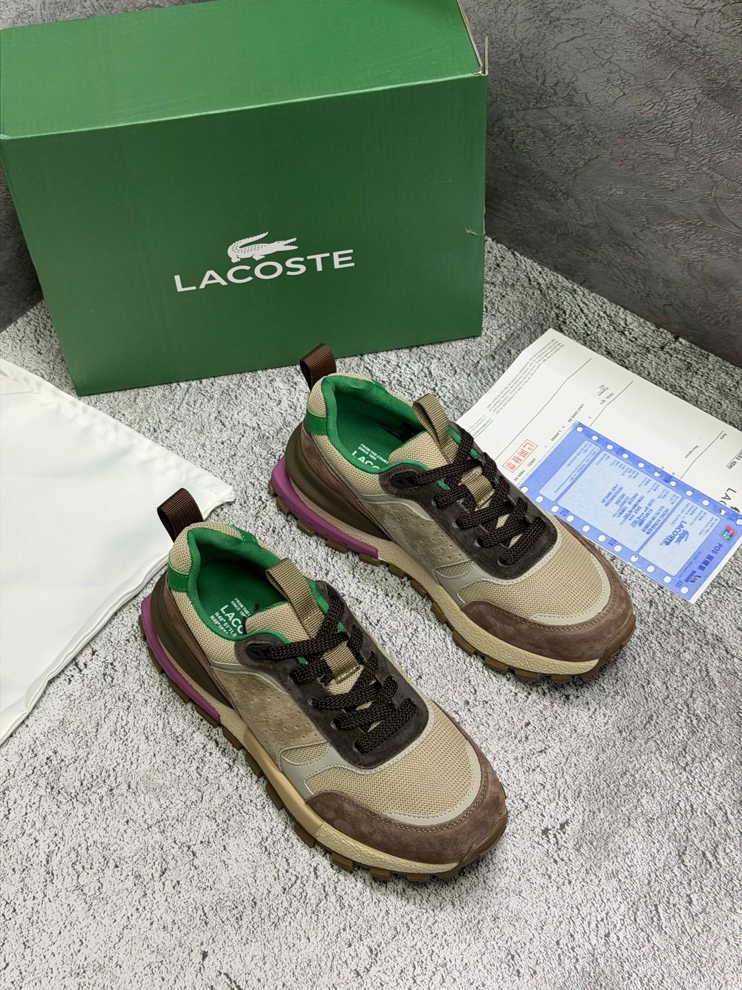 кроссовки lacoste,кроссовки мужские lacoste,кроссовки elite active lacoste,кроссовки для образа жизни женские низкие lacoste, цвет light brown/green,кроссовки мужской lacoste замша, текстиль