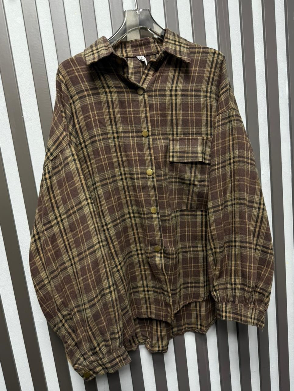 рубашка в клетку оверсайз удлиненная 2e_brand,рубашка в клетку,клетчатая рубашка,женская рубашка в клетку,рубашка в клетку оверсайз утепленная ns dream