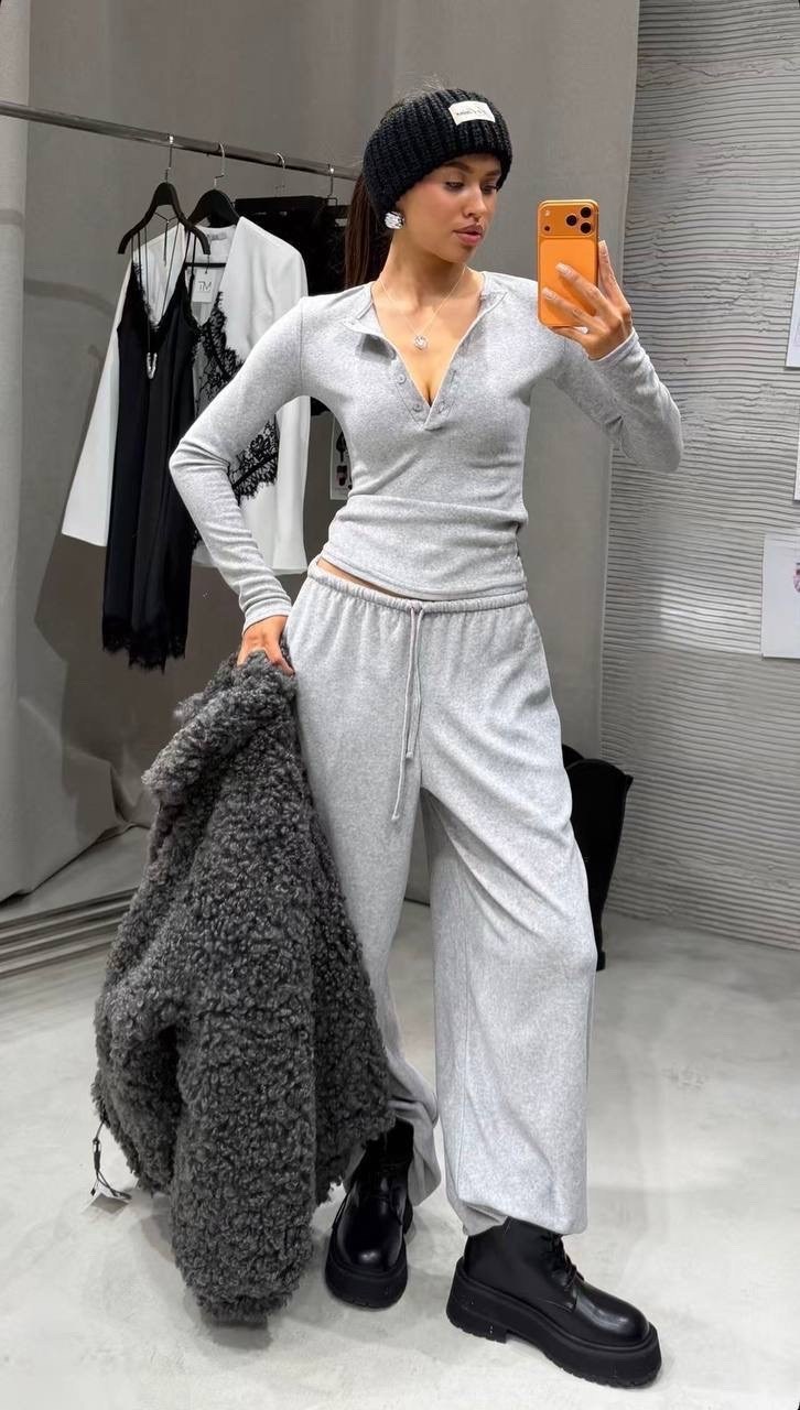 костюм лапша трикотажный с брюками sofiray,брючный костюм,костюм лапша трикотажный с брюками sofiray 265654389,трикотажный костюм,костюм лапша трикотажный с брюками sofiray цвет серый