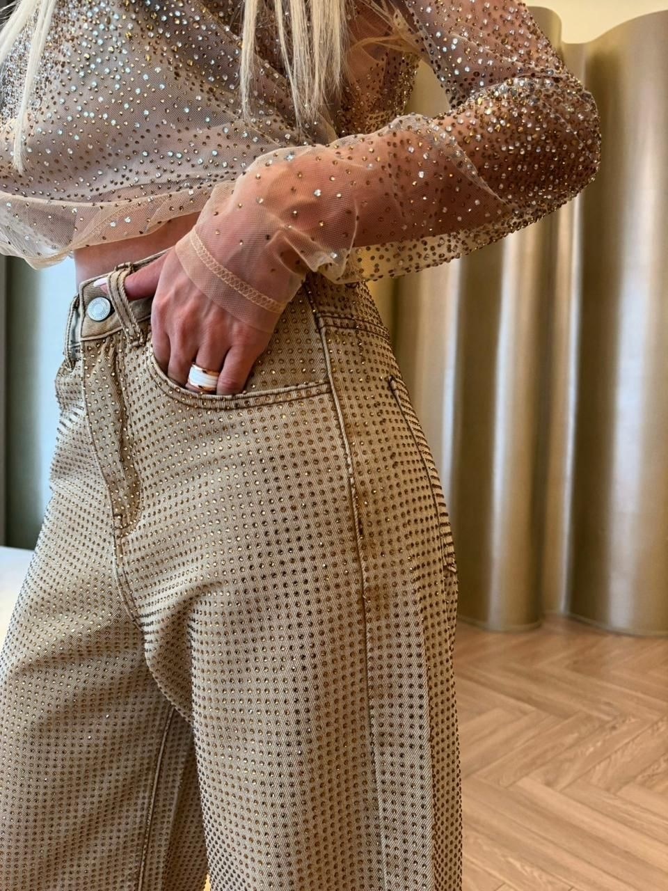 брюки блестящие,брюки с высокой талией,женский брючный костюм,трикотажные костюмы