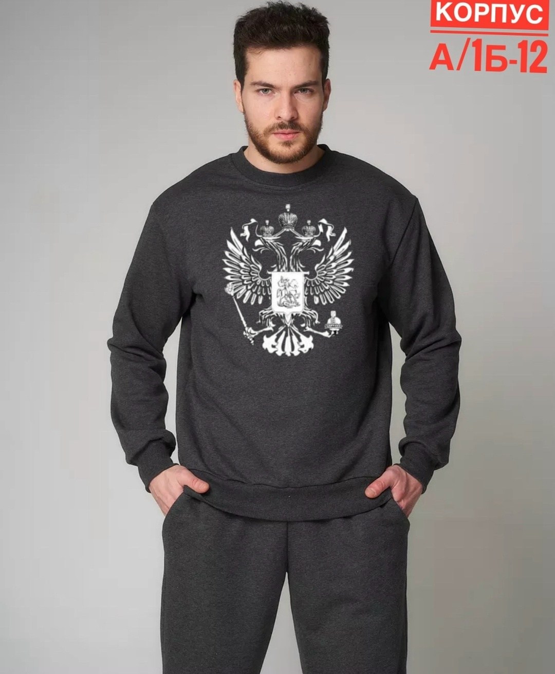 свитшот мужская,мужские свитшоты,толстовка с российским гербом,свитшот с гербом,свитшот с гербом россии