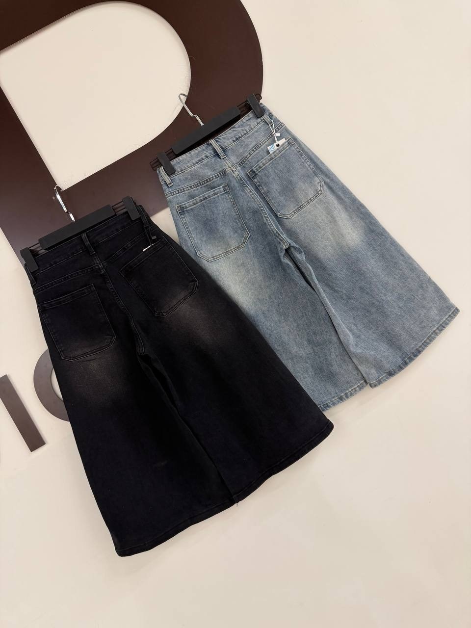 джинсы широкие,женские джинсовые шорты y2k в стиле ретро,джинсы женские,джинсы широкие женские,джинсовые кюлоты