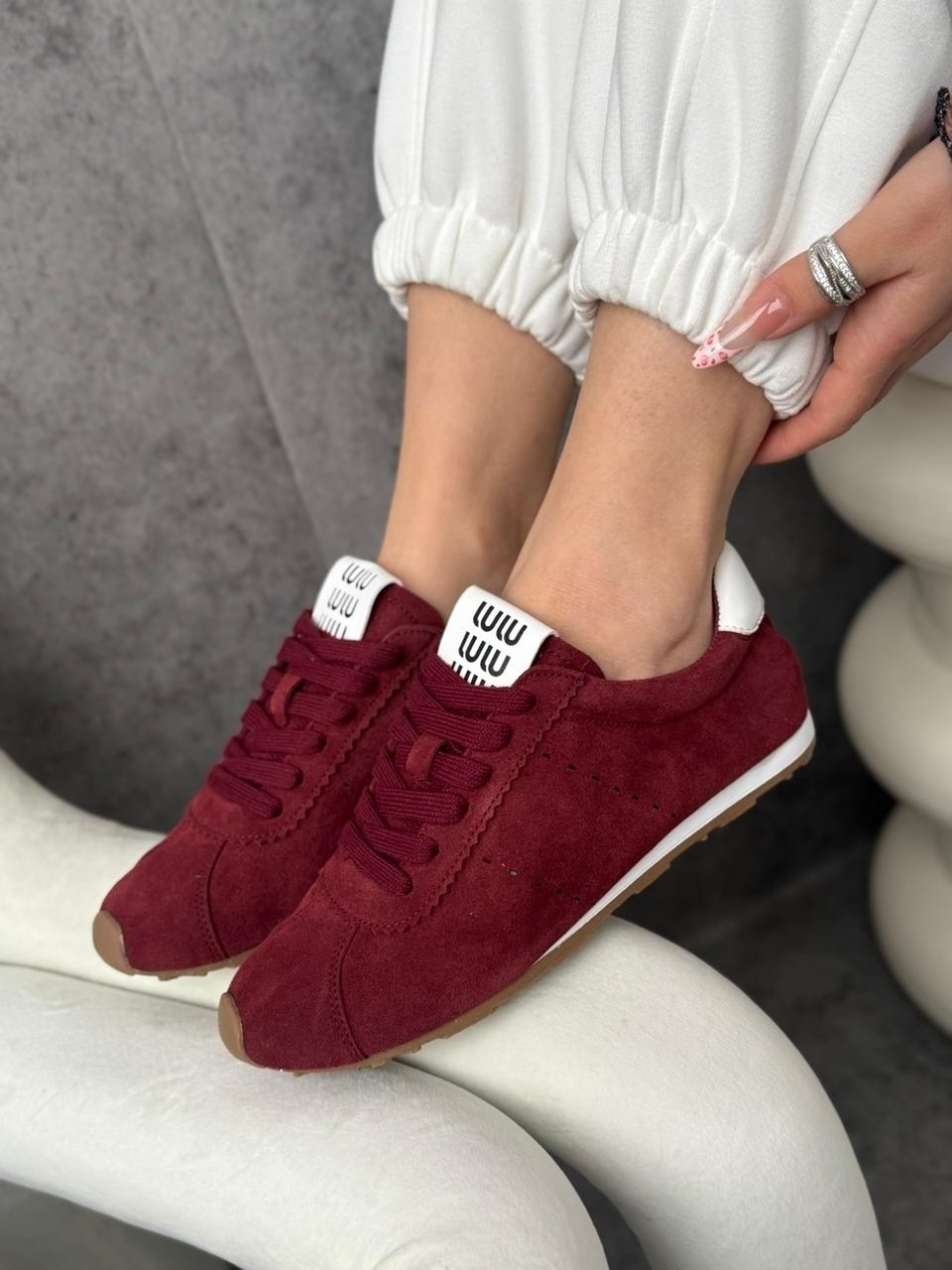 замшевые кроссовки,женские кроссовки,,кроссовки miu miu женские,кроссовки miu