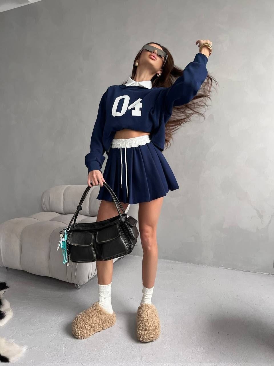 костюм юбка кофта,костюм: юбка и свитшот,костюм женский,кофта и юбка,трикотажные костюмы