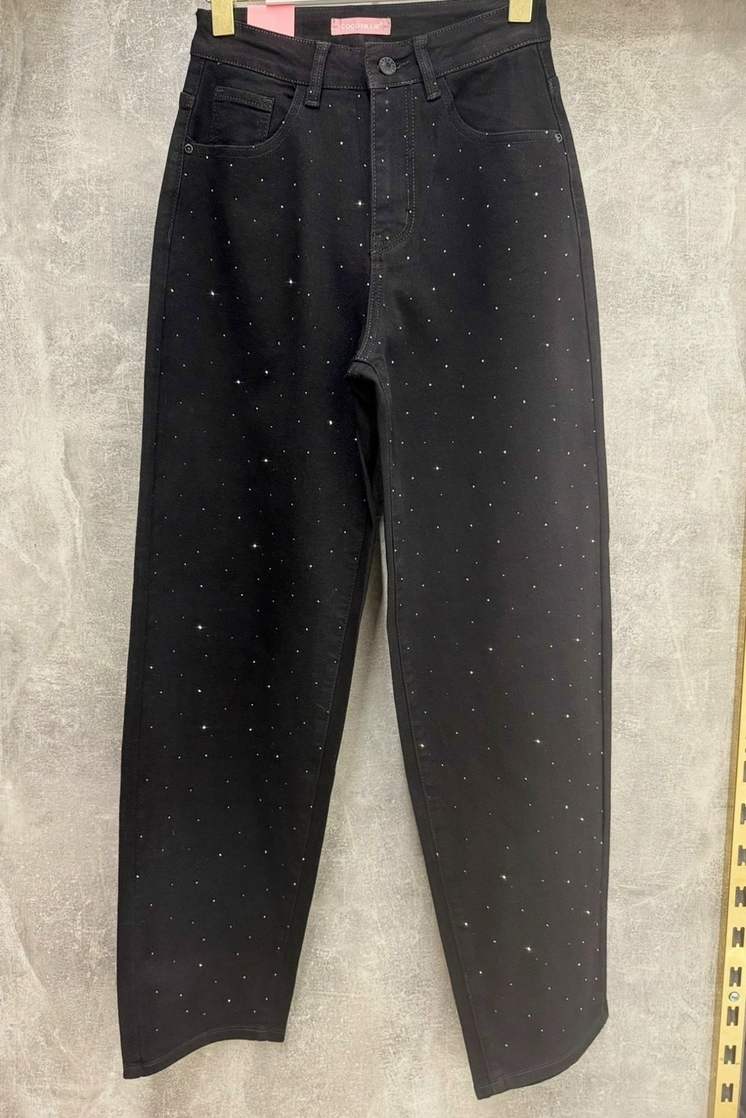 джинсы со стразами,джинсы широкого кроя со стразами, коричневый,женские джинсы со стразами,джинсы mango со стразами,джинсы со стразами в золла