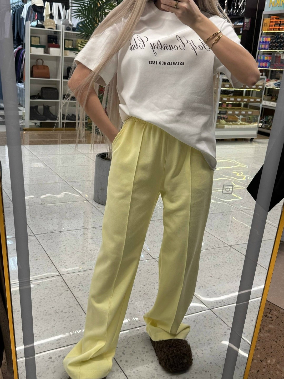 брюки джоггеры,спортивные брюки женские,желтые брюки,брюки спортивные,брюки джоггеры женские