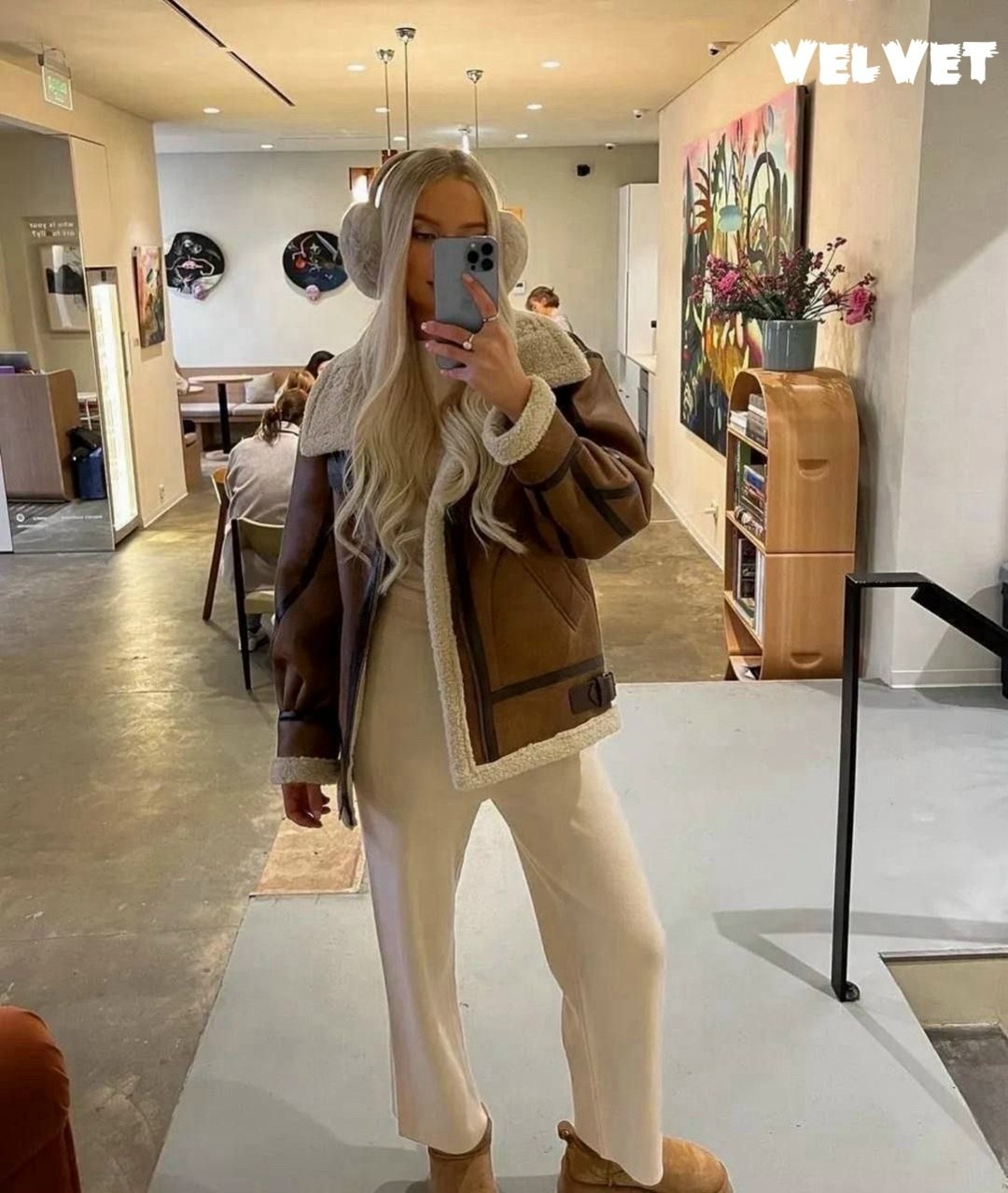 стильная дубленка женская,дубленка авиатор зимняя короткая оверсайз mayberry,дубленка женская авиатор,дублёнка женская калякв,стильная дублёнка в стиле zara авиатор