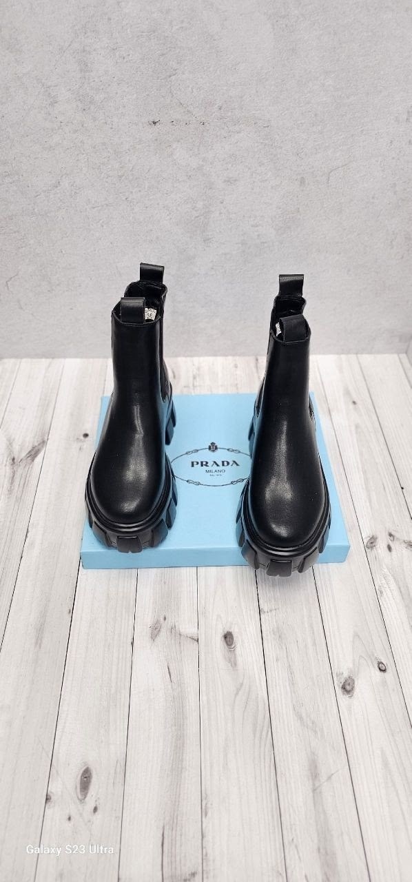 ботинки prada,ботинки челси прада, женская,женские ботильоны prada,