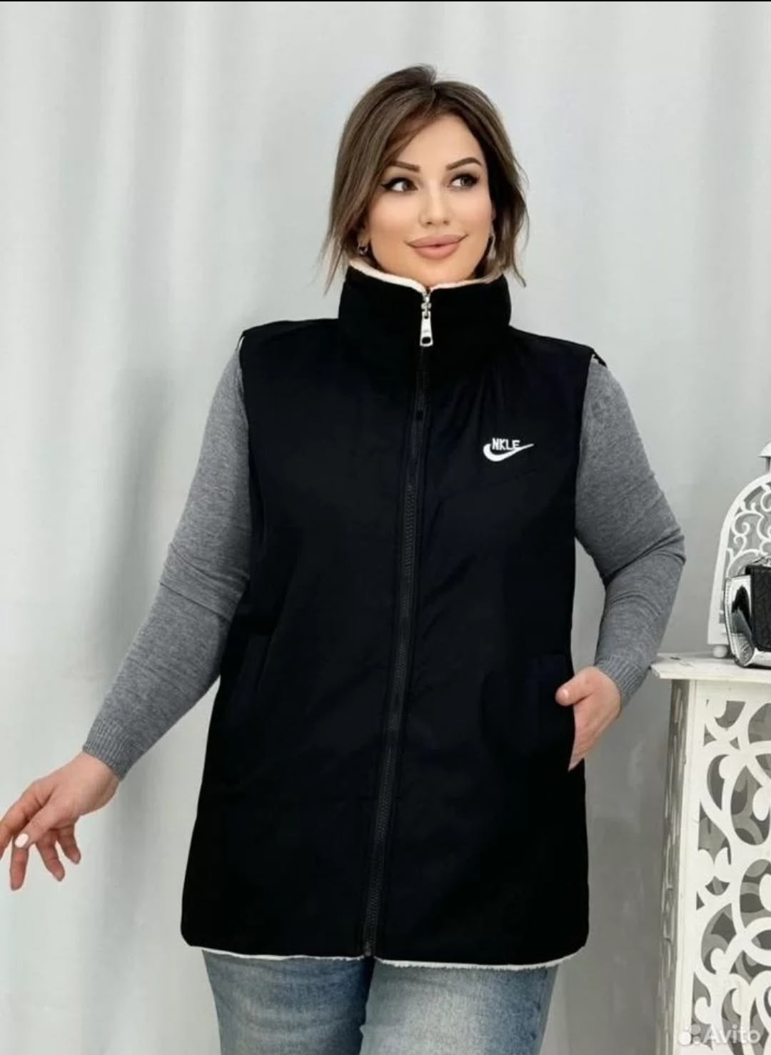жилетка женская,жилет женский,жилет,жилет женский двухсторонний,теплый жилет