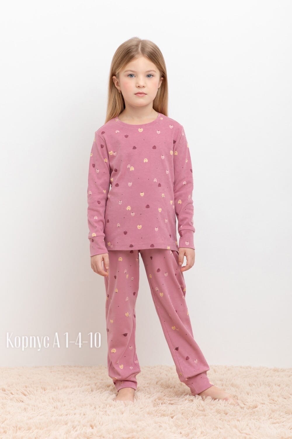 крокид пижама к 1552 смешные зайки,пижама для девочек crockid,трикотажная пижама для девочек,пижама для девочек,пижама crockid