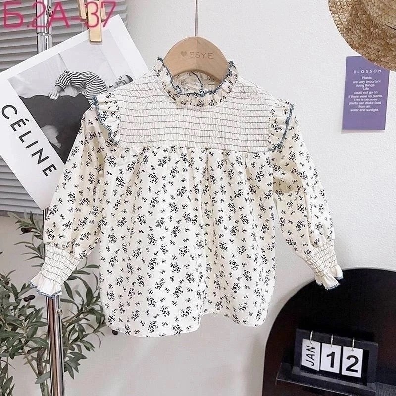 блузка для девочки,блузка для девочки amissa,рубашка для девочки 2026,блуза для девочки,детская хлопковая рубашка с длинными рукавами на весну и осень