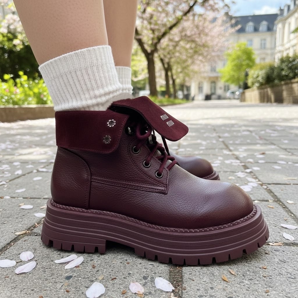 ,ботинки женские,женская ,бордовые ботинки,модели ботинок