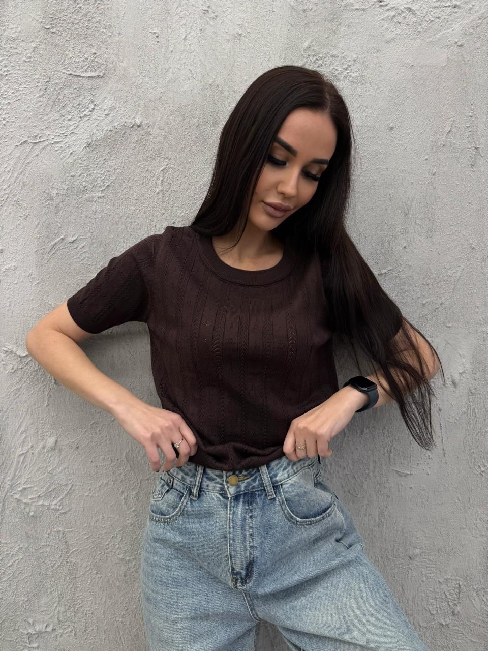 блузка вязаная,вязаная кофта,кофта женская,джемпер romgil тз921х голубой,голубой джемпер