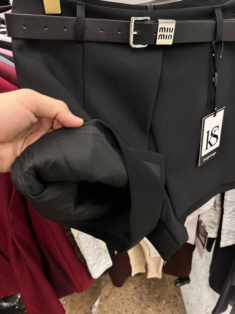 шорты женские шерстяные с поясом,юбка-шорты,повседневные удобные элегантные шорты с поясом,шорты с поясом,юбка шорты женская