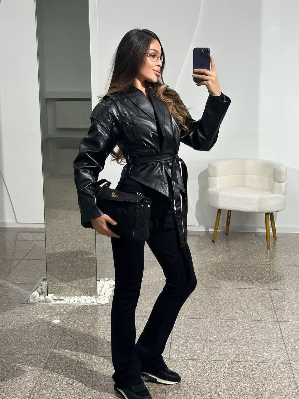 кожаная куртка,кожаная куртка женская,косуха куртка кожаная с поясом chauzi,женская косуха из экокожи,кожаная косуха с поясом