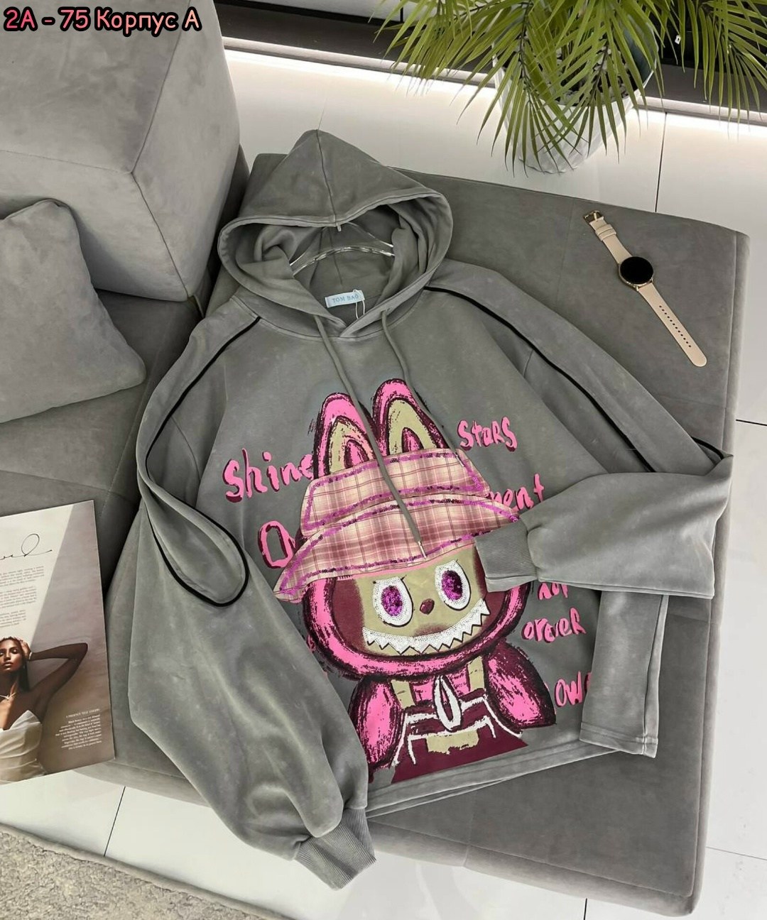 зип худи оверсайз унисекс bright*life 160278977,толстовка женская,модная толстовка,женская кофта,толстовка