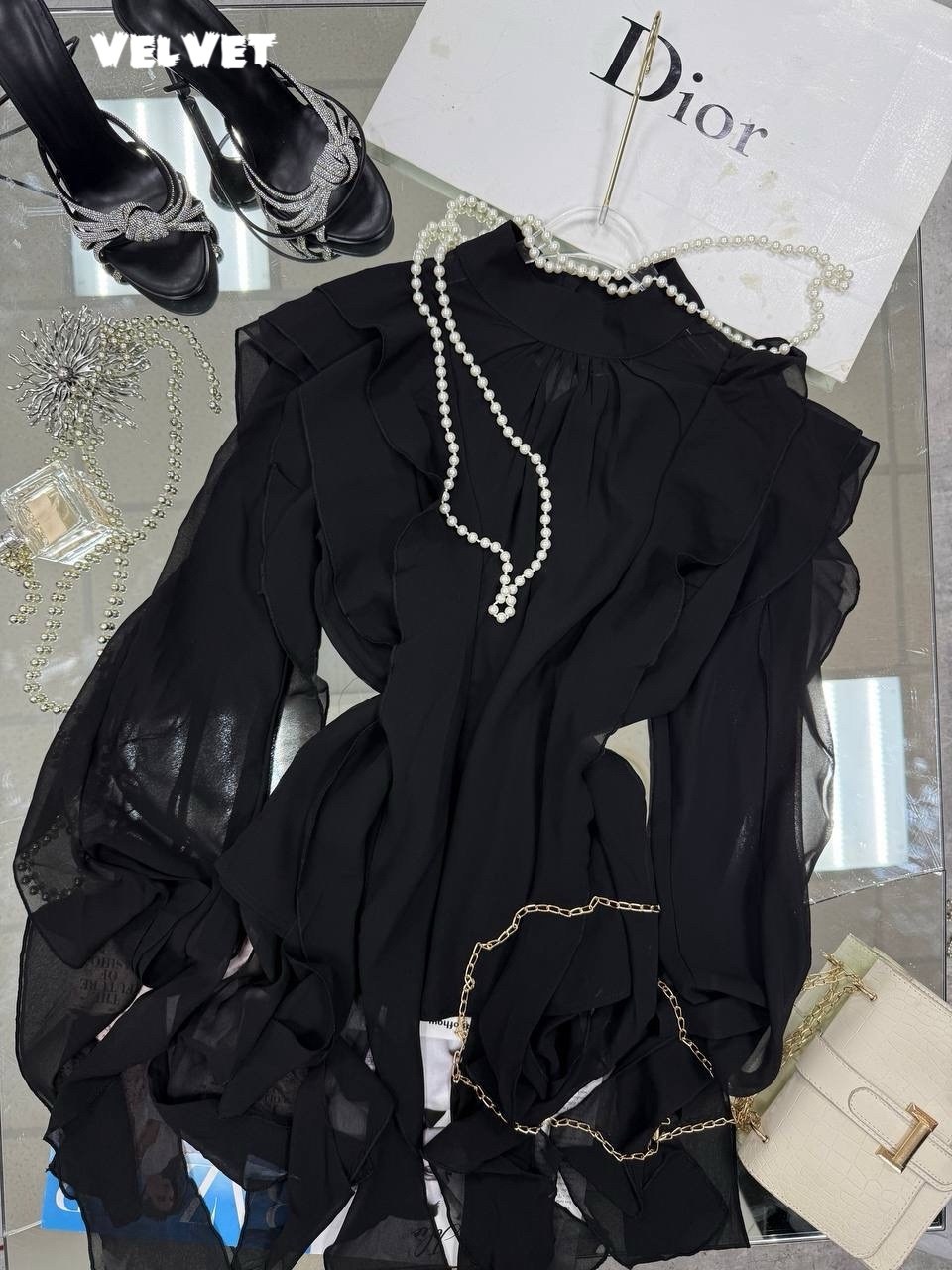 блузка шифоновая на завязках с воланами,блузка нарядная с воланами цвет коричневый,блузка шифоновая на завязках с воланами коричневый,шифоновая блузка,блузка нарядная с воланами