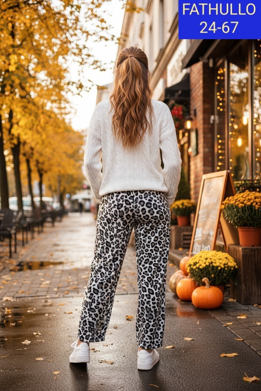 штаны женские,женские брюки 88060 (леопард),образ с леопардовыми брюками,брюки 88060 (леопард),брюки леопард