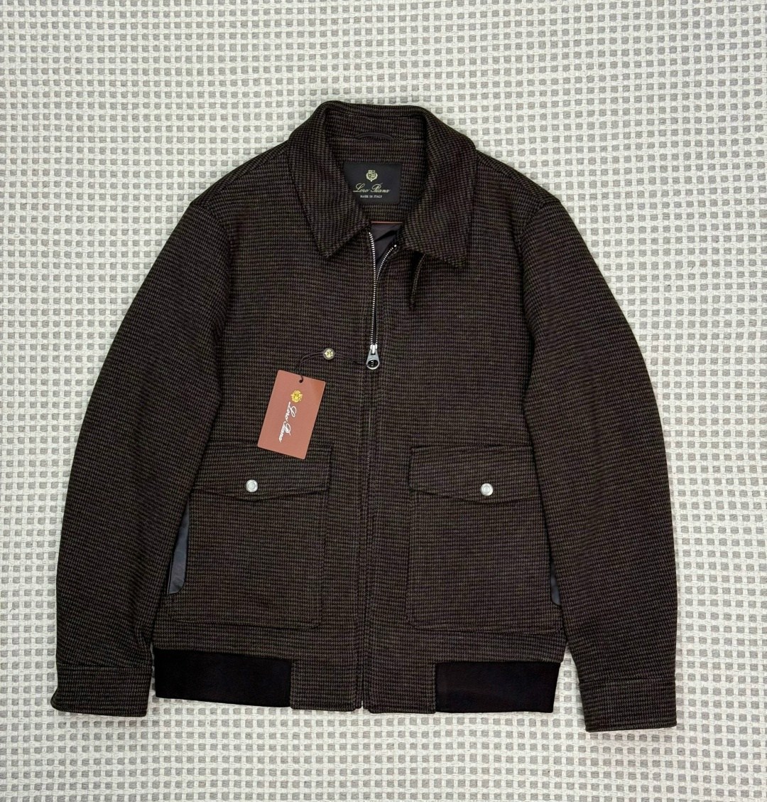 мужская шерстяная куртка,куртка мужская кашемир loro piana,мужская теплая кашемировая повседневная шерстяная приталенная флисовая куртка на молнии,куртка loro piana,шерстяная куртка