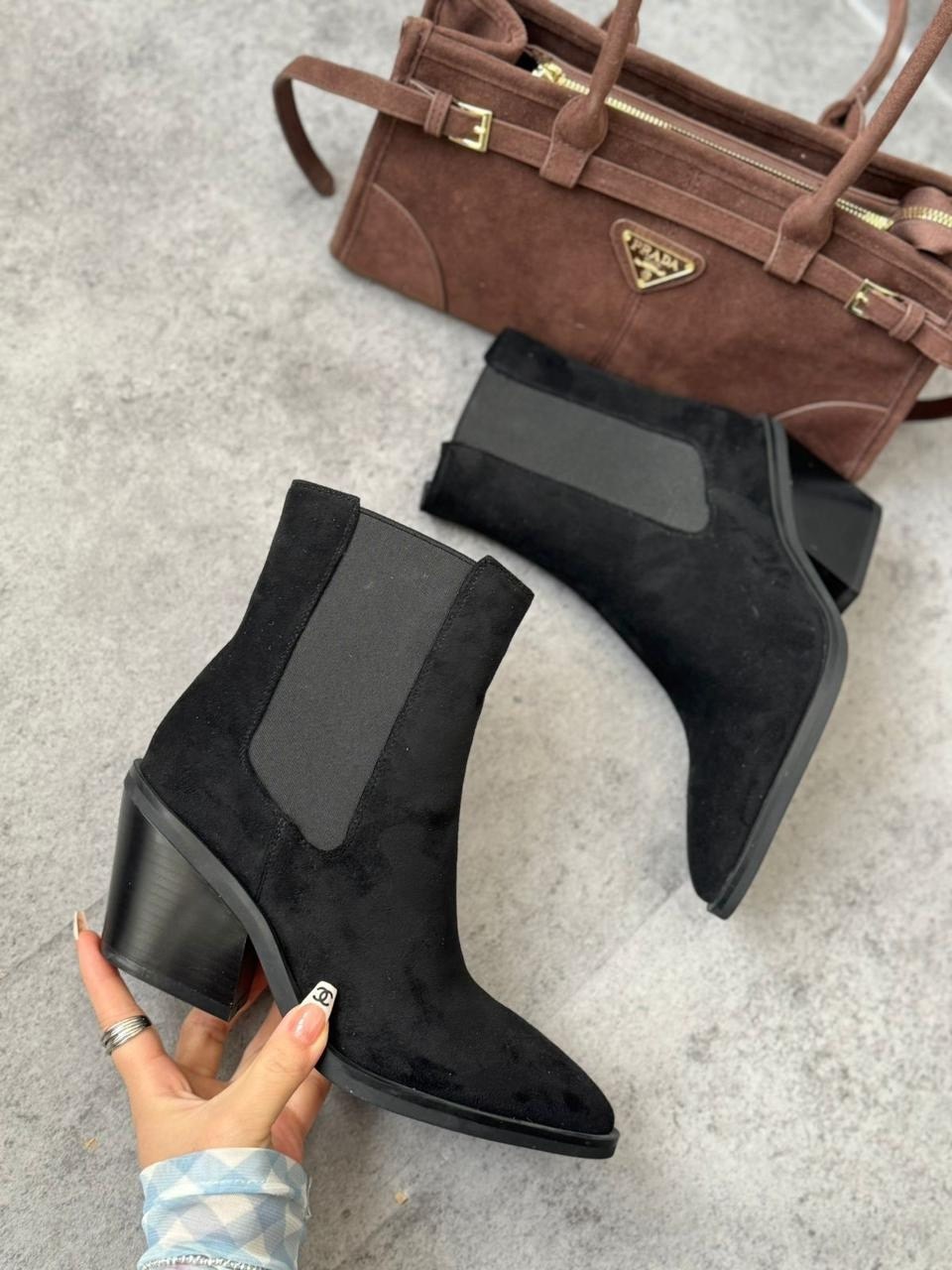 ботинки казаки tucino 3326 36 рыжие замша,,ботильоны казаки,ботильоны,замшевые ботинки