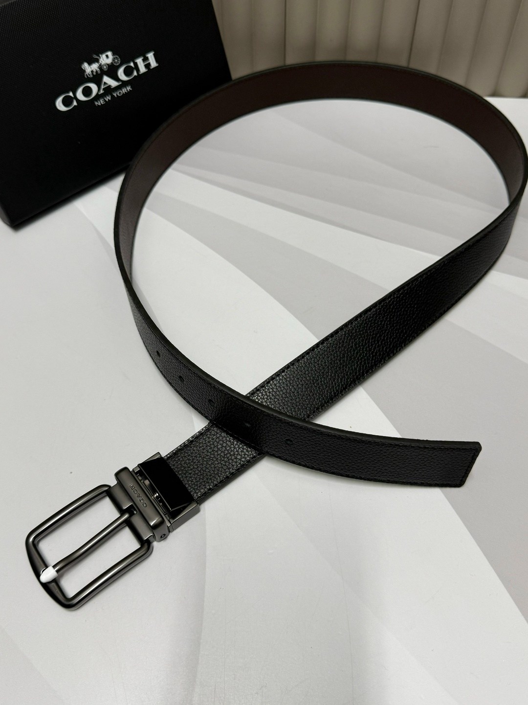 ремень coach,ремень мужские,coach ремень мужской f55434,мужские аксессуары,мужской подарочный набор